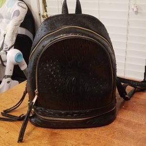 Black Bookbag Purse